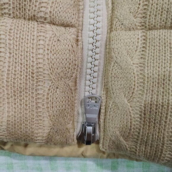 Polo Ralph Lauren Women's Cable-Quilted Wool-Cashmere Jacket - Picture 4 of 11